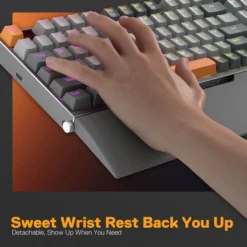 Redragon K648 OLAF 90% Wired Mechanical Gaming Keyboard RGB with Wrist Rest 94 Keys 100% Hot Swappable Metal Design with Extra Space and ESC Key 12 Redragon K648 OLAF 90% Wired Mechanical Gaming Keyboard RGB with Wrist Rest 94 Keys 100% Hot Swappable Metal Design with Extra Space and ESC Key - Image 5
