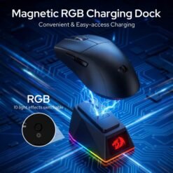 Redragon M999 KING Ultra Tri-Mode Wireless Gaming Mouse 1K Hz 45000Dpi RGB Charging Station 55G Ultra-Light Weight 9 Redragon M999 KING Ultra Tri-Mode Wireless Gaming Mouse 1K Hz 45000Dpi RGB Charging Station 55G Ultra-Light Weight - Image 4