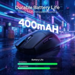 Redragon M999 KING Ultra Tri-Mode Wireless Gaming Mouse 1K Hz 45000Dpi RGB Charging Station 55G Ultra-Light Weight 10 Redragon M999 KING Ultra Tri-Mode Wireless Gaming Mouse 1K Hz 45000Dpi RGB Charging Station 55G Ultra-Light Weight - Image 5