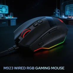 Redragon M923 STEALTH Wired RGB Gaming Mouse 24000Dpi with Rapid Fire Button with Programmable Buttons 11 Redragon M923 STEALTH Wired RGB Gaming Mouse 24000Dpi with Rapid Fire Button with Programmable Buttons - Image 5
