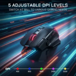 Redragon M925 VIPER Wired RGB Gaming Mouse 24000Dpi with 10 Programmable Buttons with Extra Rapid Fire Button 11 Redragon M925 VIPER Wired RGB Gaming Mouse 24000Dpi with 10 Programmable Buttons with Extra Rapid Fire Button - Image 5