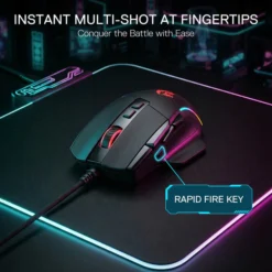 Redragon M925 VIPER Wired RGB Gaming Mouse 24000Dpi with 10 Programmable Buttons with Extra Rapid Fire Button 12 Redragon M925 VIPER Wired RGB Gaming Mouse 24000Dpi with 10 Programmable Buttons with Extra Rapid Fire Button - Image 6