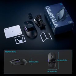 RAPOO VT960 PRO Wired & Wireless Gaming Mouse 26000 DPI with 9 Programmable Buttons Aluminum Alloy Design OLED Display 15 RAPOO VT960 PRO Wired & Wireless Gaming Mouse 26000 DPI with 9 Programmable Buttons Aluminum Alloy Design OLED Display - Image 8