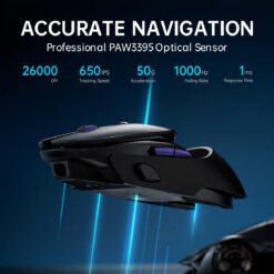 RAPOO VT960 PRO Wired & Wireless Gaming Mouse 26000 DPI with 9 Programmable Buttons Aluminum Alloy Design OLED Display 13 RAPOO VT960 PRO Wired & Wireless Gaming Mouse 26000 DPI with 9 Programmable Buttons Aluminum Alloy Design OLED Display - Image 6