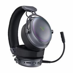 Alternative view of RAPOO VH800 Dual-Mode Wireless RGB Gaming Headset Black BT 5.2 & 2.4G Support Detachable Noise Reduction Microphone Up to 46 hours