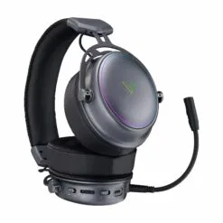 Alternative view of RAPOO VH800 Dual-Mode Wireless RGB Gaming Headset Black BT 5.2 & 2.4G Support Detachable Noise Reduction Microphone Up to 46 hours