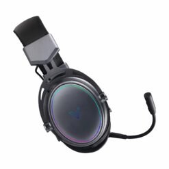 RAPOO VH800 Dual-Mode Wireless RGB Gaming Headset Black BT 5.2 & 2.4G Support Detachable Noise Reduction Microphone Up to 46 hours 9 RAPOO VH800 Dual-Mode Wireless RGB Gaming Headset Black BT 5.2 & 2.4G Support Detachable Noise Reduction Microphone Up to 46 hours - Image 4
