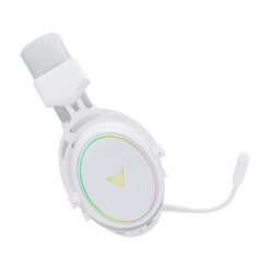 RAPOO VH800 Dual-Mode Wireless RGB Gaming Headset White BT 5.2 & 2.4G Support Detachable Noise Reduction Microphone Up to 46 hours - Image 4