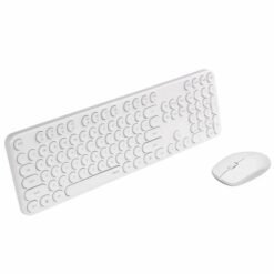 RAPOO X260S Wireless Keyboard and Mouse Combo Set White Slim Design with Round Keys 8 RAPOO X260S Wireless Keyboard and Mouse Combo Set White Slim Design with Round Keys - Image 4