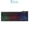 RAPOO V50S Backlit Membrane Wired Gaming Keyboard with Volume Rocker Full Size Black 15 RAPOO V50S