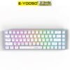 E-YOOSO Z-686 Tri-Mode Wireless 65% Mechanical Gaming Keyboard White RGB 68 Keys Hot Swappable Red Switches 17 E-YOOSO Z-686 Tri-Mode
