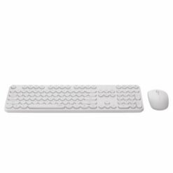 Alternative view of RAPOO X260S Wireless Keyboard and Mouse Combo Set White Slim Design with Round Keys