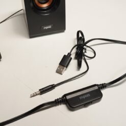 RAPOO A80 2.0 Stereo Aux Computer Speakers USB Powered inline Volume Control 7 RAPOO A80 2.0 Stereo Aux Computer Speakers USB Powered inline Volume Control - Image 4