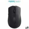 RAPOO M350 Silent Wireless Optical Mouse Black Bluetooth and 2.4G Dual Mode Connectivity Multi Devices 2400Dpi Adjustable 10 RAPOO M350