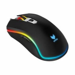 RAPOO V25S Optical Wired RGB Gaming Mouse 6200 Dpi with 6 Programmable Buttons Black 9 RAPOO V25S