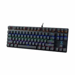 Alternative view of RAPOO V500Pro-87 Mechanical Wired Gaming Keyboard 87 TKL Anti-Ghosting Customizable Rainbow RGB Backlit Ten Key Less Design