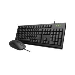 RAPOO X130 PRO Wired Keyboard and Mouse Combo Set with Multimedia Keys - Image 3