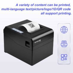 Alternative view of SpeedX SP-250U 80mm Thermal Receipt Printer with 300mm/s Speed USB Connectivity