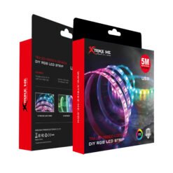 Xtrike Me HT-5050-B5 5 Meter Bluetooth V4.2 RGB Led Strip 5050 with App Control LED RGB Strip FOR Gaming PC, Desk and Casing Decor 5 Xtrike Me HT-5050-B5