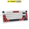 E-YOOSO Z-82 Wired 75% RGB Mechanical Gaming Keyboard, Creamy Sound, Hot Swappable Pre-lubed Linear Switches, Gasket Structure, Knob Control White Red 18 E-YOOSO Z-82