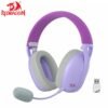 Redragon H848 IRE Pro Bluetooth Wireless Gaming Headset Purple Lightweight 7.1 Surround Sound Multi Platforms for PC, PS5/4/3, Switch, Mobile 15 Redragon H848