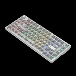 A4Tech Bloody MS76 Hall Effect Magnetic Switch RGB Gaming Keyboard Wired Stealth Quiet Typing with 4 WASD Gaming PBT Keycaps 17 Bloody MS76