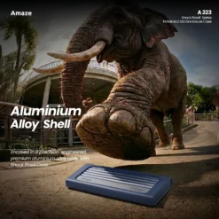 Alternative view of Amaze A223 Shock Proof Series Type-C and USB NVMe M.2 SSD Enclosure Case Ultra-fast 10 Gbps