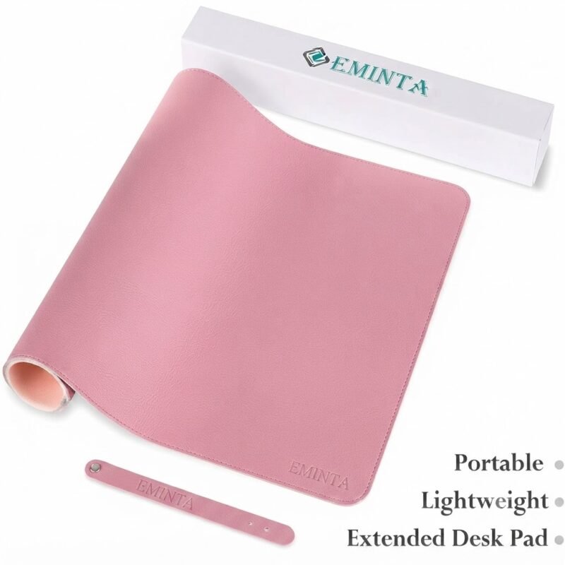 Dual Sided Desk Pad Large Mousepad PU Leather Office Desk Mat, Waterproof Desk Blotter Protector, Desk Writing Mat Mouse Pad 33 Dual Sided Desk Pad