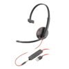 Poly Blackwire 3215 Wired 3.5mm and USB Mono Headphones Single Ear with Boom Mic (Poly) - Connect to PC/Mac via USB-A or mobile/tablet via 3.5 mm connector 11 Poly Blackwire 3215