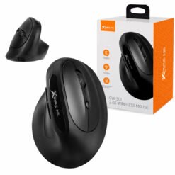 Xtrike Me GW-301 Wireless Vertical Ergonomic Mouse 2.4g Rechargeable 4000Dpi Adjustable 7 Xtrike Me GW-301