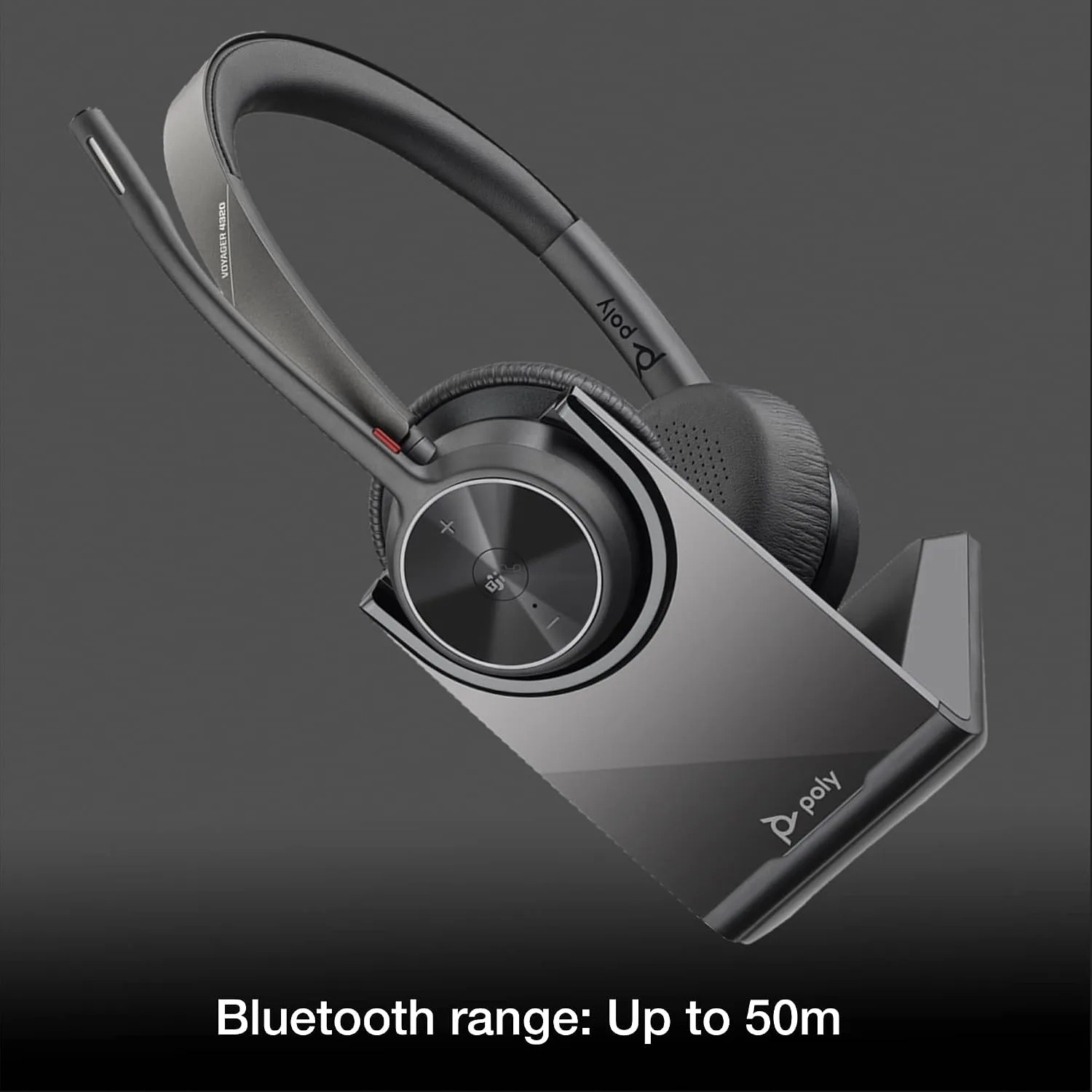 Poly Voyager 4320 UC Wireless Bluetooth Duo Headset (USB-C) OPEN BOX NEW Teams Version With Charge Stand -GTW Bundle for Deskphone, PC/Mac 2 Poly Voyager 4320 UC Wireless Bluetooth Duo Headset (USB-C) OPEN BOX NEW Teams Version With Charge Stand -GTW Bundle for Deskphone, PC/Mac - Image 2