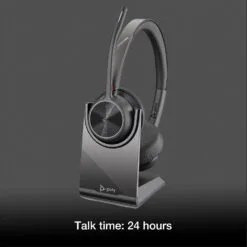Poly Voyager 4320 UC Wireless Bluetooth Duo Headset (USB-C) OPEN BOX NEW Teams Version With Charge Stand -GTW Bundle for Deskphone, PC/Mac 6 Poly Voyager 4320 UC Wireless Bluetooth Duo Headset (USB-C) OPEN BOX NEW Teams Version With Charge Stand -GTW Bundle for Deskphone, PC/Mac - Image 3