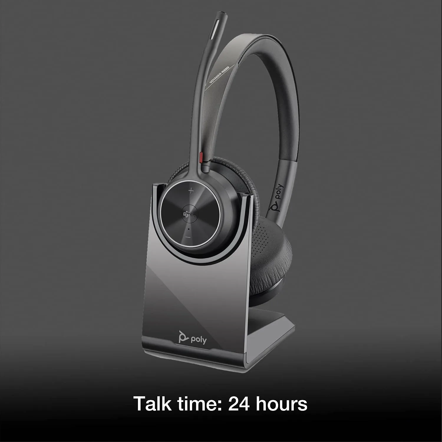 Poly Voyager 4320 UC Wireless Bluetooth Duo Headset (USB-C) OPEN BOX NEW Teams Version With Charge Stand -GTW Bundle for Deskphone, PC/Mac 3 Poly Voyager 4320 UC Wireless Bluetooth Duo Headset (USB-C) OPEN BOX NEW Teams Version With Charge Stand -GTW Bundle for Deskphone, PC/Mac - Image 3