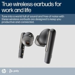 Poly Voyager Free 60 True Wireless Earbuds (Plantronics) Noise-Canceling Mics for Clear Calls ANC 11 Poly Voyager Free 60 UC+