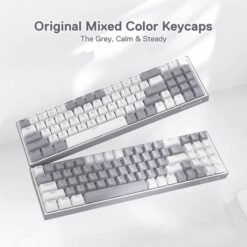 Alternative view of Redragon K628 POLLUX 75% Wired Mechanical Gaming Keyboard RGB with Extra Full Set of Keycaps 78 Keys