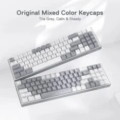 Alternative view of Redragon K628 POLLUX 75% Wired Mechanical Gaming Keyboard RGB with Extra Full Set of Keycaps 78 Keys