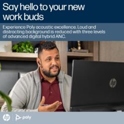 Poly Voyager Free 60 True Wireless Earbuds (Plantronics) Noise-Canceling Mics for Clear Calls ANC 10 Poly Voyager Free 60 True Wireless Earbuds (Plantronics) Noise-Canceling Mics for Clear Calls ANC - Image 5
