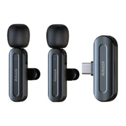 Alternative view of Amaze A680 Streamify Active Noise Cancellation Type-C Dual Wireless Microphone Plug-and-Play