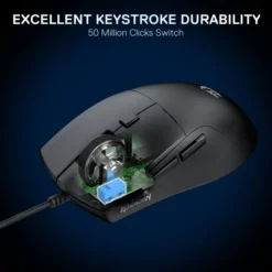 Alternative view of Redragon M618 AZZMACH 1K HZ Wired Gaming Mouse 10,000 Dpi Light Weight 6 Programmable Buttons