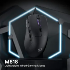 Redragon M618 AZZMACH 1K HZ Wired Gaming Mouse 10,000 Dpi Light Weight 6 Programmable Buttons 9 Redragon M618