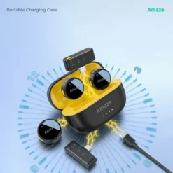 Amaze A682 Audix Core Noise Cancellation Type-C Dual Wireless Microphone 360° omnidirectional 8 Amaze A682 Audix Core Noise Cancellation Type-C Dual Wireless Microphone 360° omnidirectional - Image 3