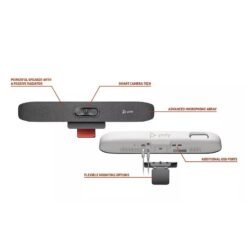Poly Studio R30 USB Video Bar Conference Webcam for Small Conference Spaces 6 Poly Studio R30 USB Video Bar Conference Webcam for Small Conference Spaces - Image 3