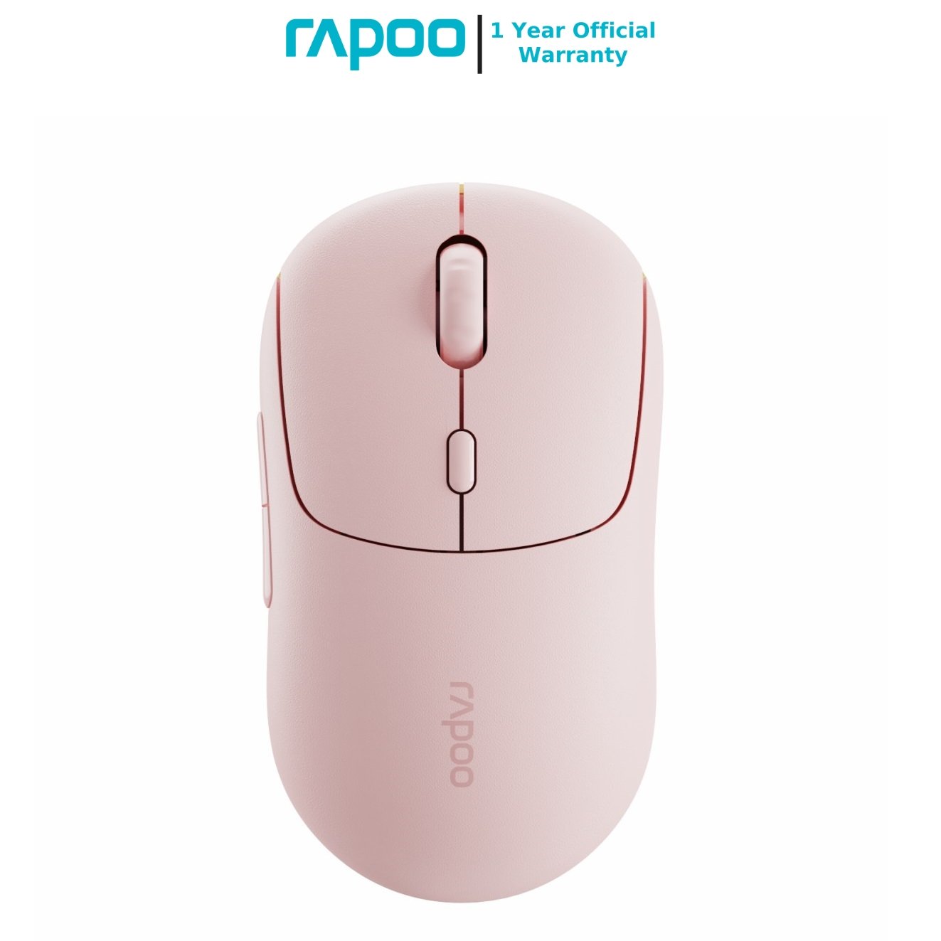 RAPOO M360 Smart Multi-Mode Wireless Mouse with AI Copilot Button Connect via Bluetooth 5.0 and 2.4GHz 3 RAPOO M360 Smart