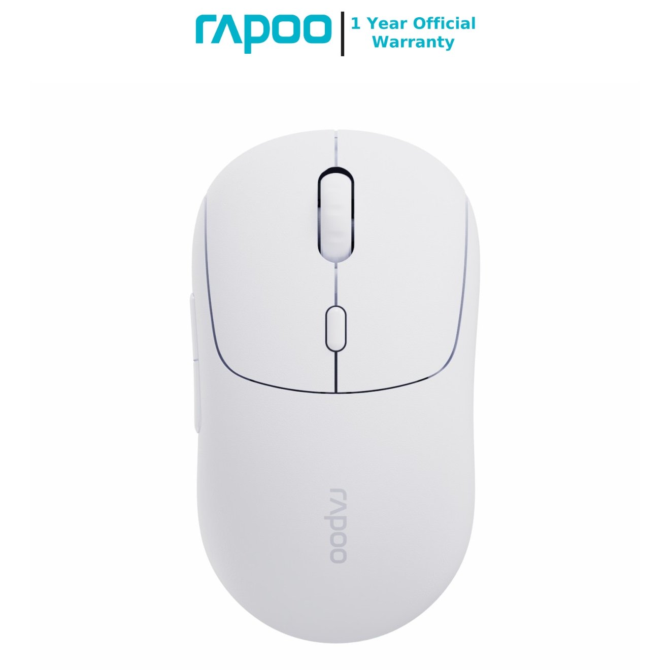 RAPOO M360 Smart Multi-Mode Wireless Mouse with AI Copilot Button Connect via Bluetooth 5.0 and 2.4GHz 1 RAPOO M360 Smart