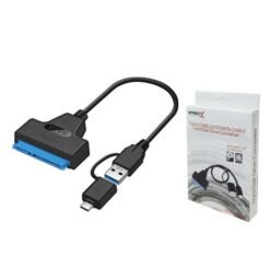 SpeedX 2 in 1 USB A and Type-C to SATA 3.0 Cable USB to SATA for HDD and SSD - Image 3