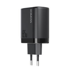 Romoss AC65H 65w Laptop and Mobile Fast Charger with Cable EU Plug 1 USB A and 2 Type-C Ports 6 Romoss AC65H 65w Laptop and Mobile Fast Charger with Cable EU Plug 1 USB A and 2 Type-C Ports - Image 3