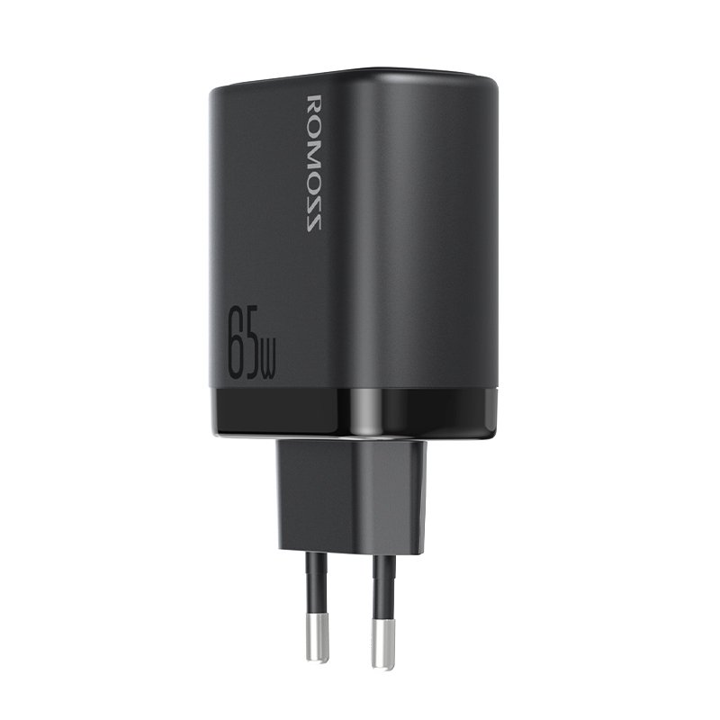 Romoss AC65H 65w Laptop and Mobile Fast Charger with Cable EU Plug 1 USB A and 2 Type-C Ports 3 Romoss AC65H 65w Laptop and Mobile Fast Charger with Cable EU Plug 1 USB A and 2 Type-C Ports - Image 3