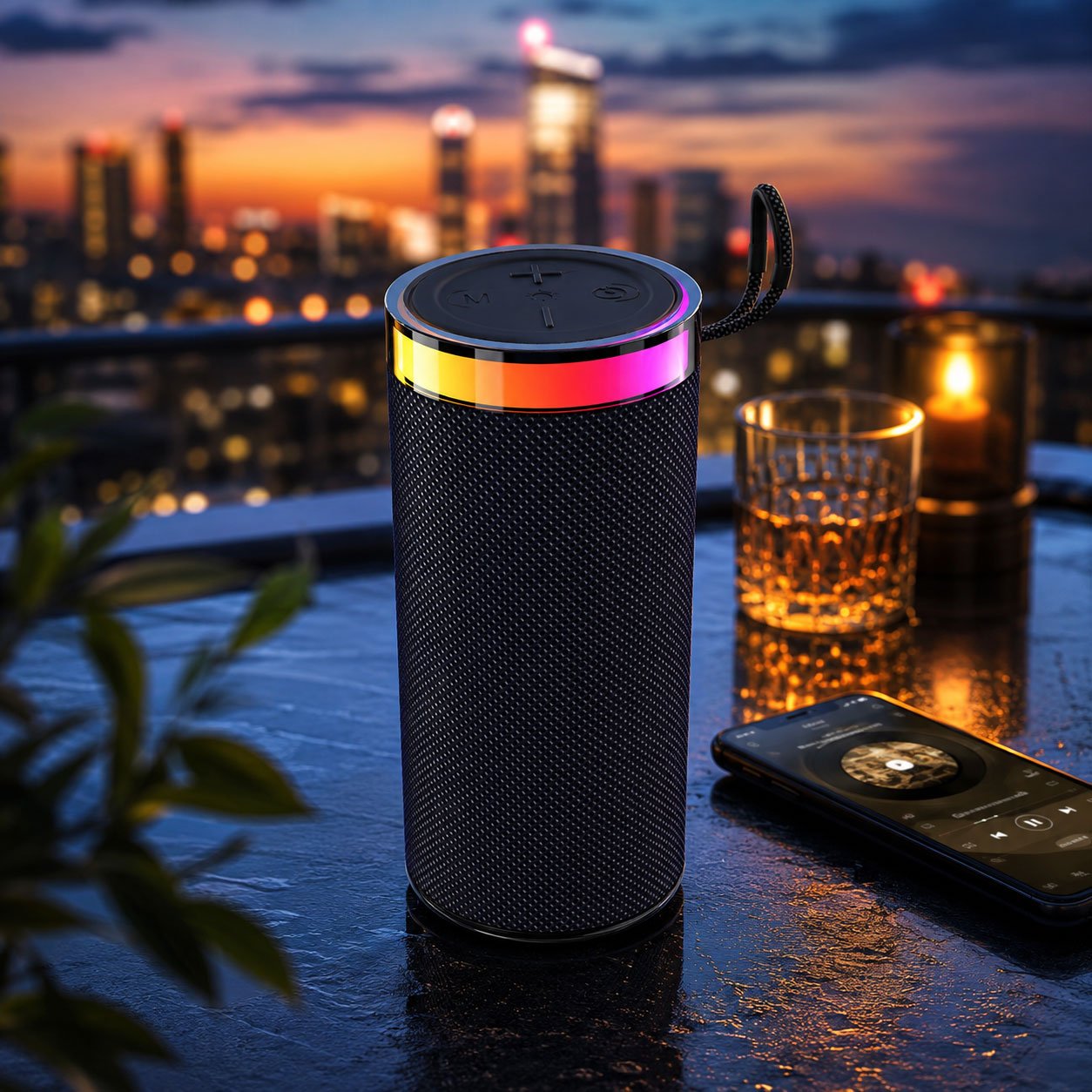 SpeedX PULS X10 RGB Bluetooth Wireless Portable Speaker 10W TF Card Support 3 SpeedX Puls X10