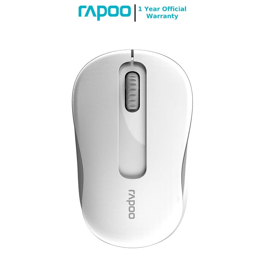RAPOO M10 PLUS Wireless Optical Mouse White Compact Design with High Resolution 1000 DPI Sensor 1 RAPOO M10 PLUS