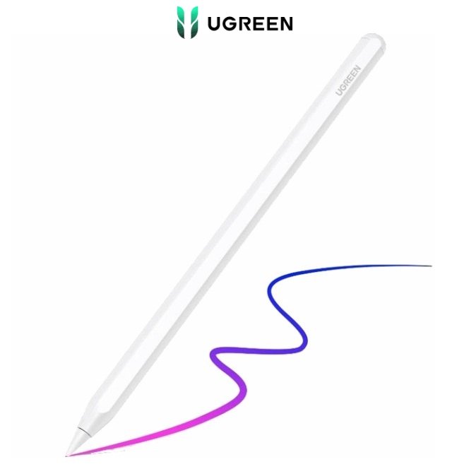 UGREEN LP653 Smart Stylus Pen for iPad with Magnetic Wireless Charging Tilt Function, Full-Screen Palm Rejection, 15910 1 UGREEN LP653